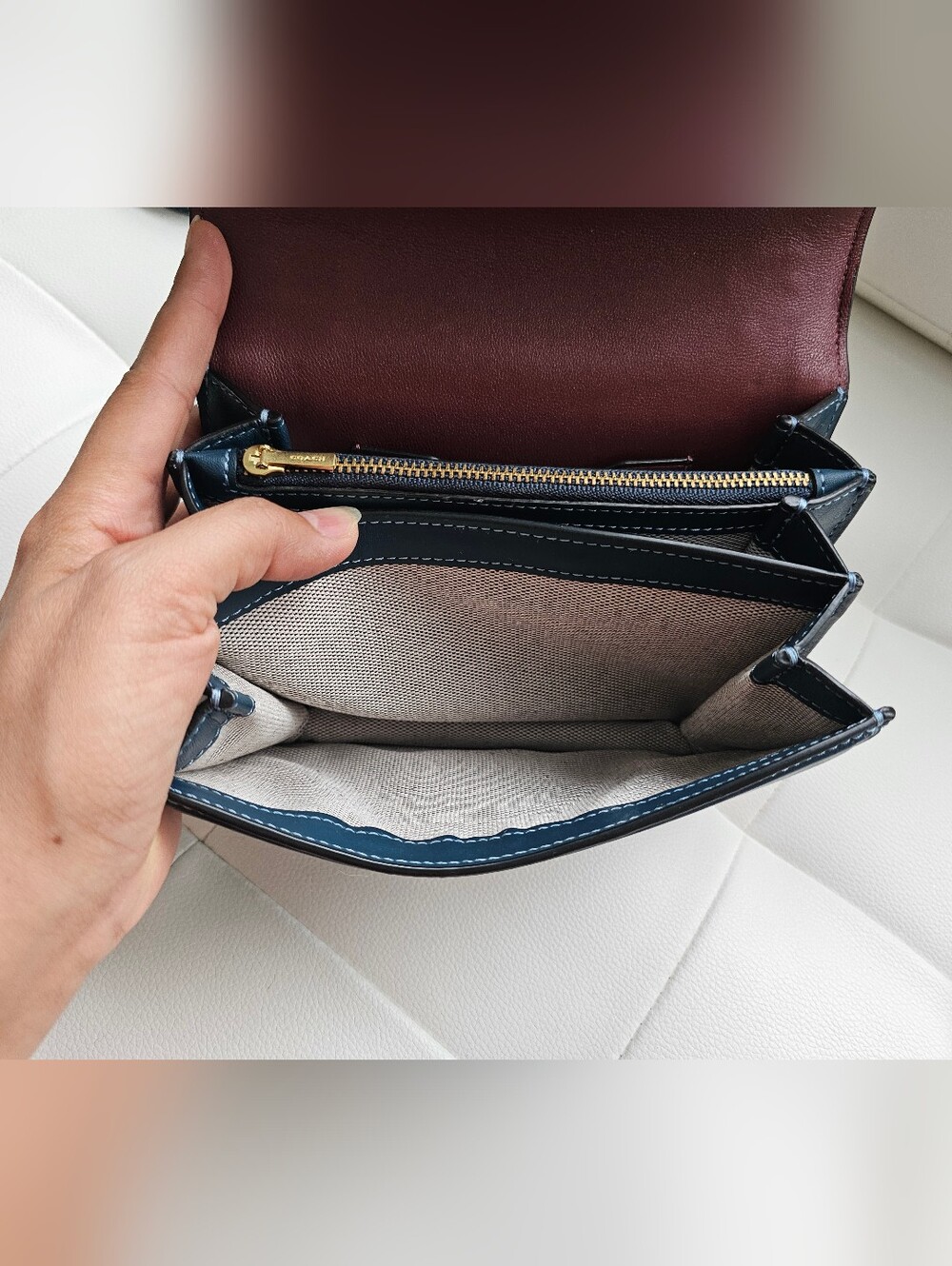 Authentic Coach Parker Top Handle Crossbody - Picture 9 of 15